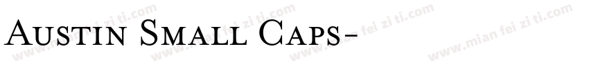 Austin Small Caps字体转换